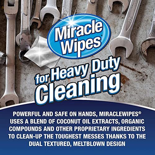 MiracleWipes for Heavy Duty Cleaning (90 Count) - All Purpose Cleaner, Kitchens MiracleWipes uk supplements