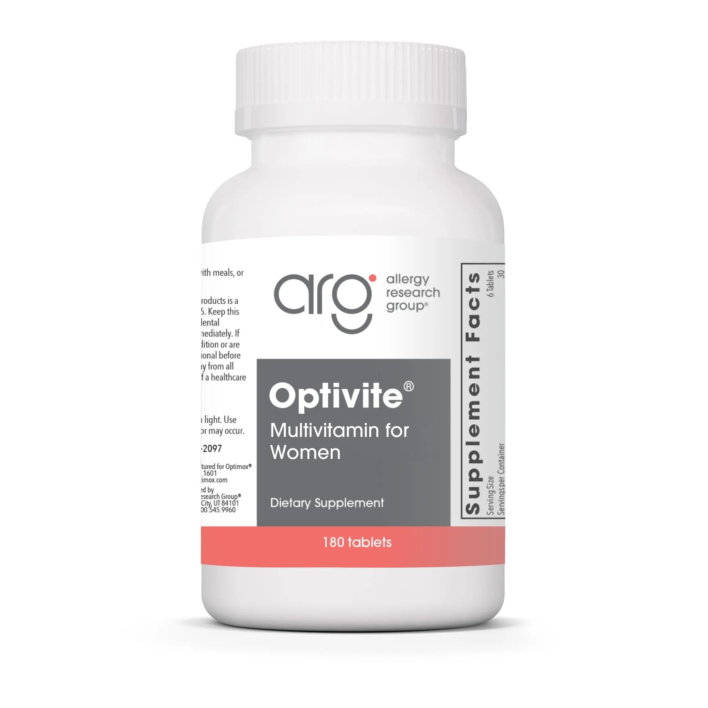 Optimox Optivite - PMS Support Supplement for Women, Period Multivitamin for Hormone Balance with Vitamin B6 & Iron, Hormone Support Vitamin - 180 Tablets Optimox uk supplements