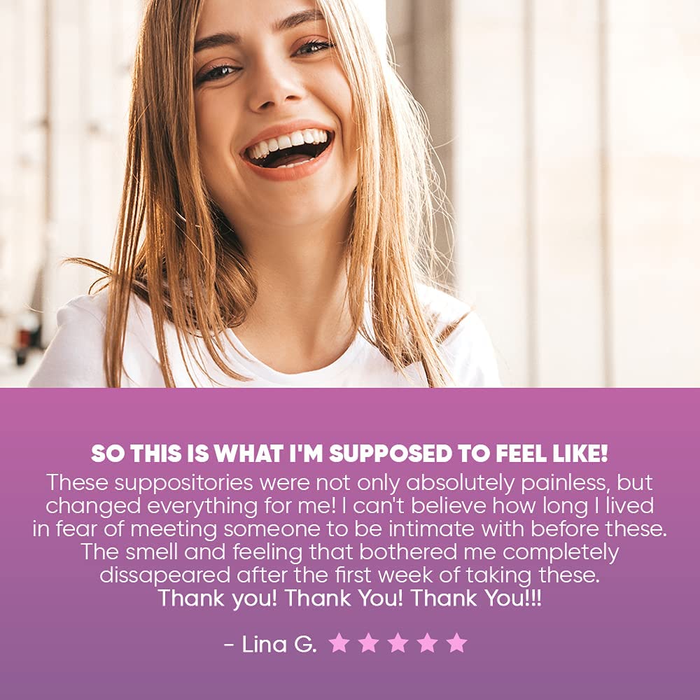 Seroflora Boric Acid Vaginal Suppositories - Promotes Vaginal pH Balance and Odor Control Seroflora uk supplements