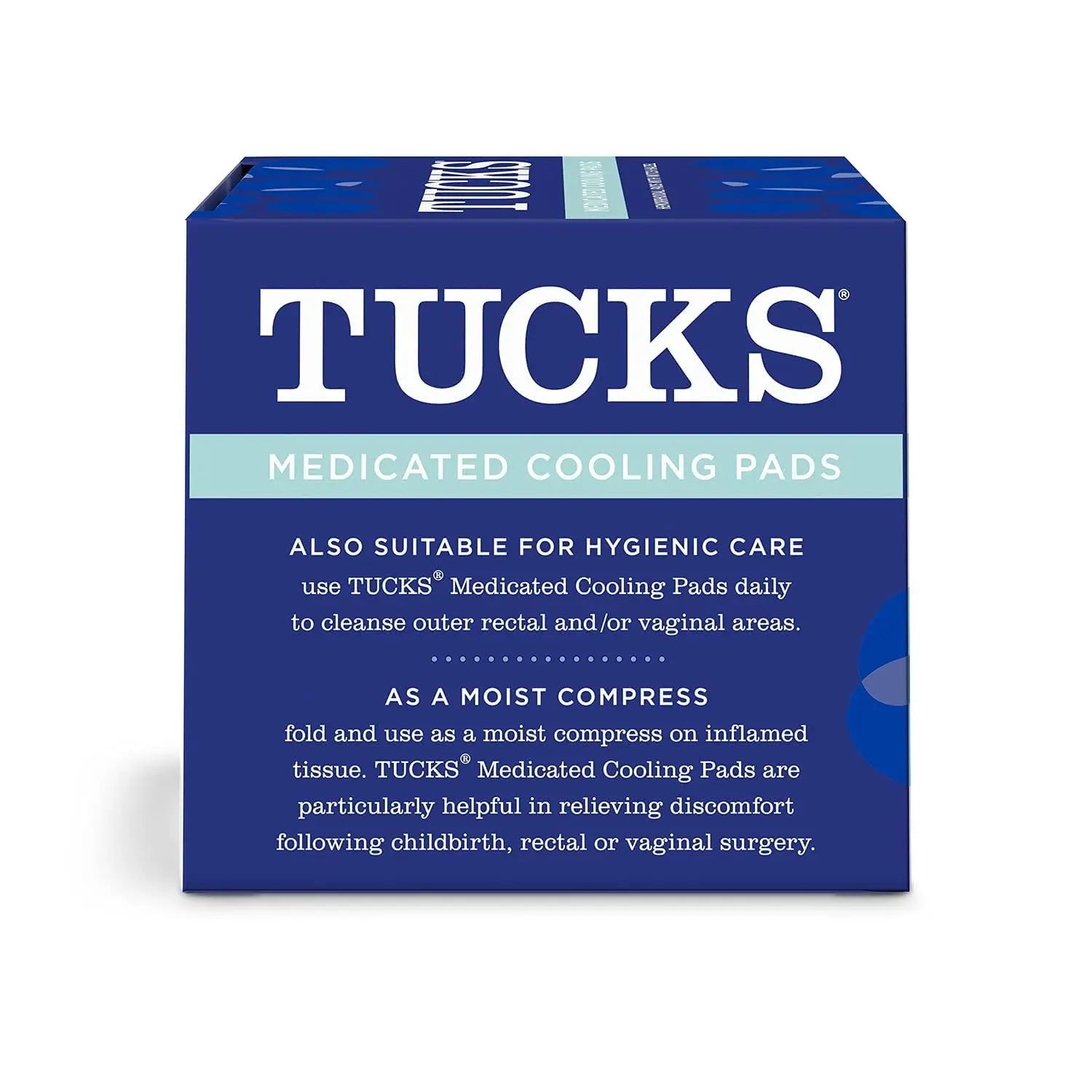 TUCKS Medicated Cooling Pads, 100 Count – Hemorrhoid Pads with Witch Hazel, Cleanses Sensitive Areas, Protects from Irritation, Hemorrhoid Treatment, Medicated Pads Used by Hospitals TUCKS uk supplements