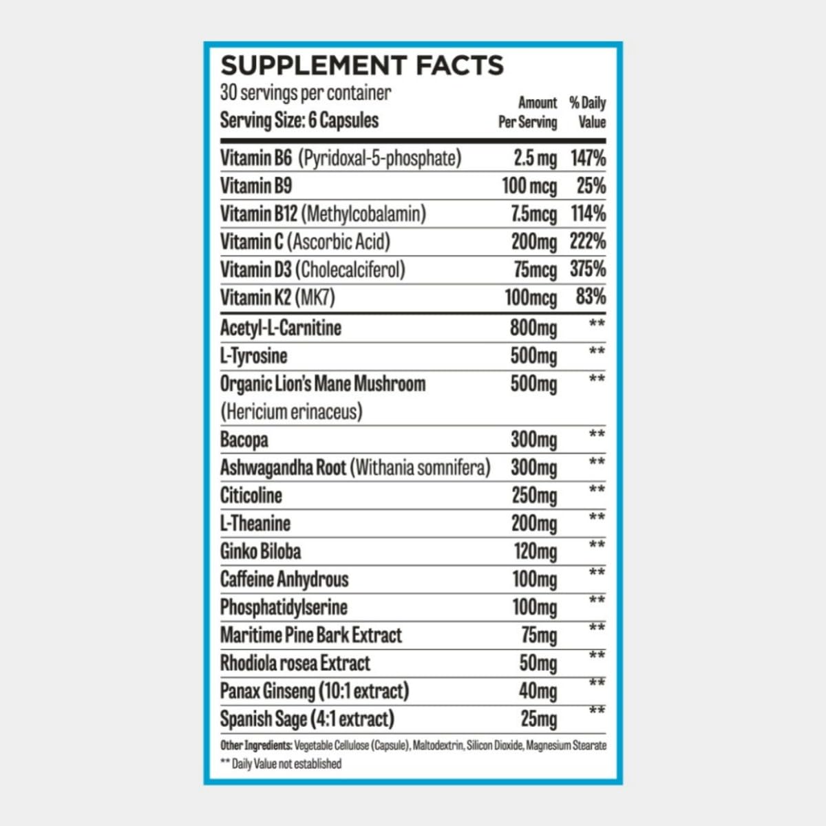 ROAR AMBITION Genuine Hunter Focus Premium Nootropic Brain Supplement for Memory and Focus - US Made with All Natural Ingredients Incl L-Theanine, Bacopa Monnieri & Lion's Mane ROAR AMBITION uk supplements