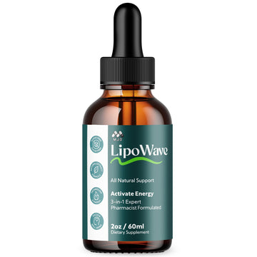 Lipowave Drops, Official LipoWave Drops with All Natural Ingredients, Advanced Overall Health and Wellness Vitamin Supplement Premium Formula for Maximum Strength Multivitamin Support (30 Servings) MJO uk supplements
