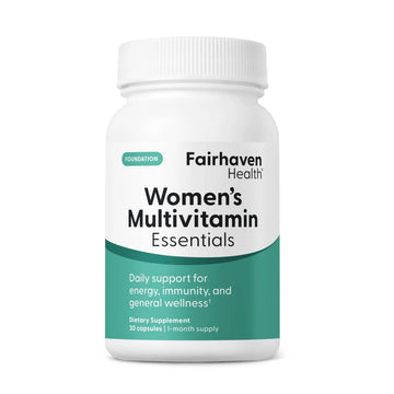 Fairhaven Health Womens Multivitamin Essentials | Once Daily Multivitamin for Women Support for Energy, Immune Health, Eye Health, Hormone Balance | Fairhaven Health uk supplements