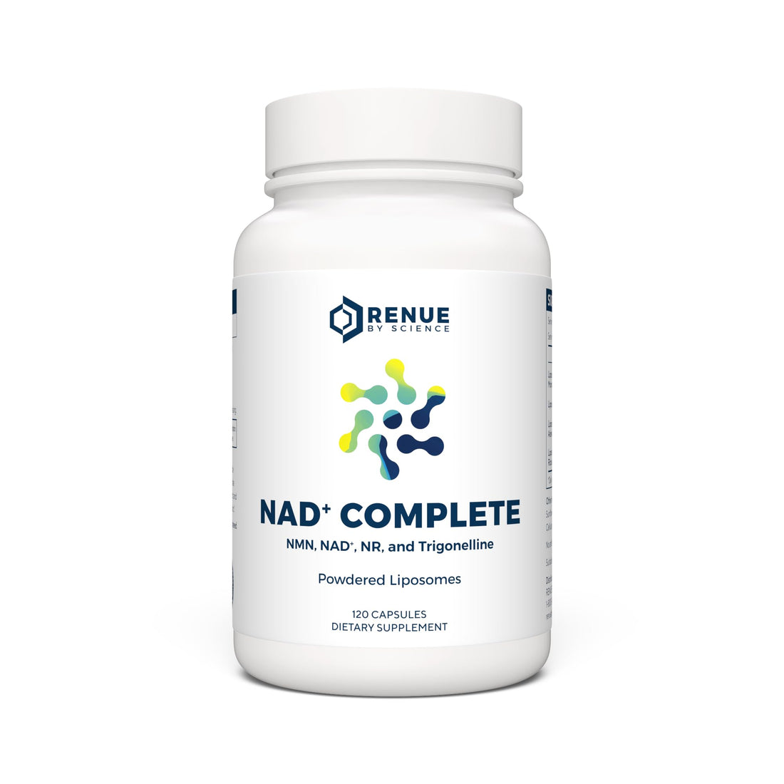 RENUE by SCIENCE NAD+ Complete | 120 Liposomal NAD Supplement Capsules with NMN, NR & Trigonelline - 210mg NMN & 160mg NAD per Serving | Bioavailable Formula for Increased Absorption | Made in the USA Renue By Science uk supplements