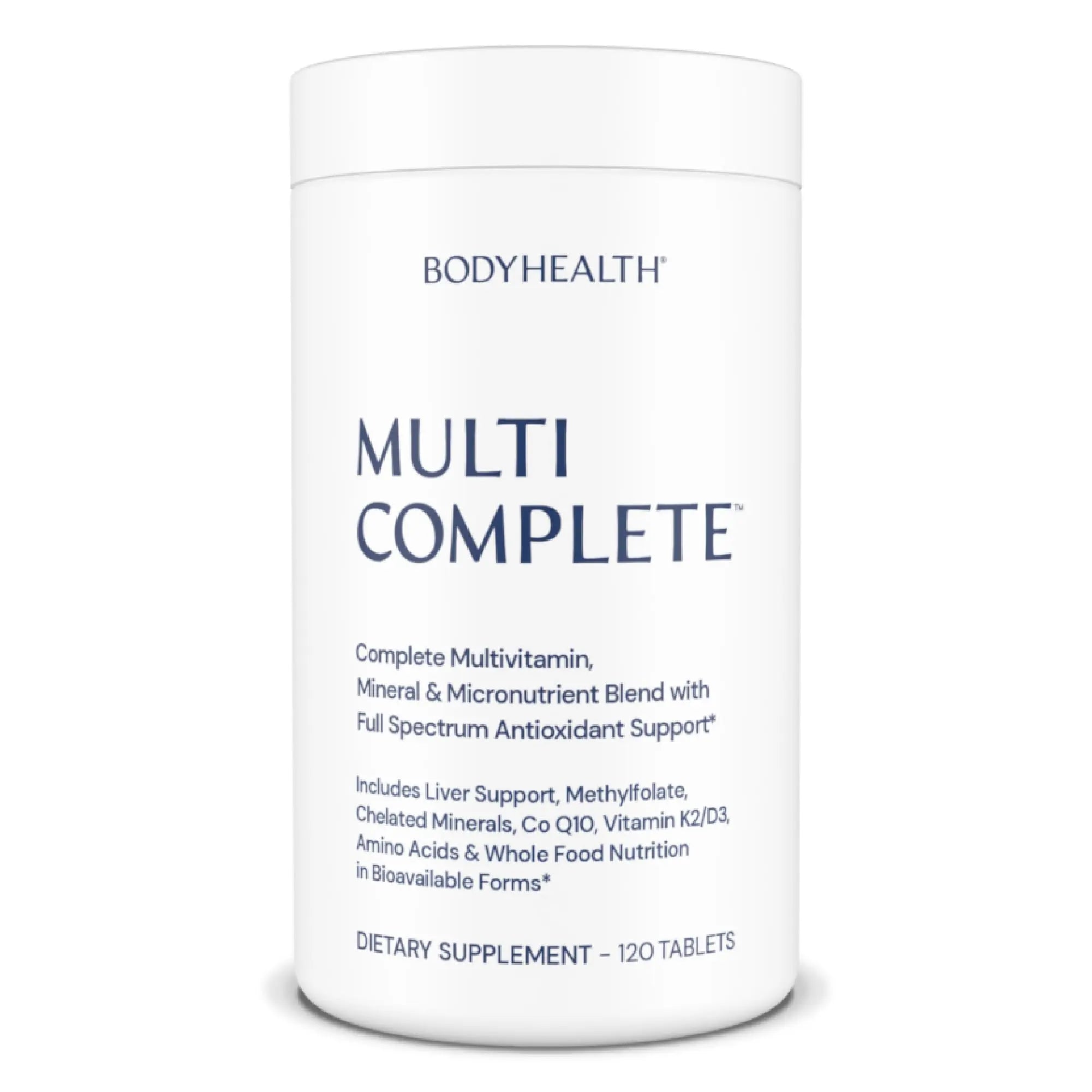 BodyHealth Multi Complete (120 Ct) Daily Multivitamin for Men and Women with Whole Foods, Minerals, Antioxidants BodyHealth uk supplements