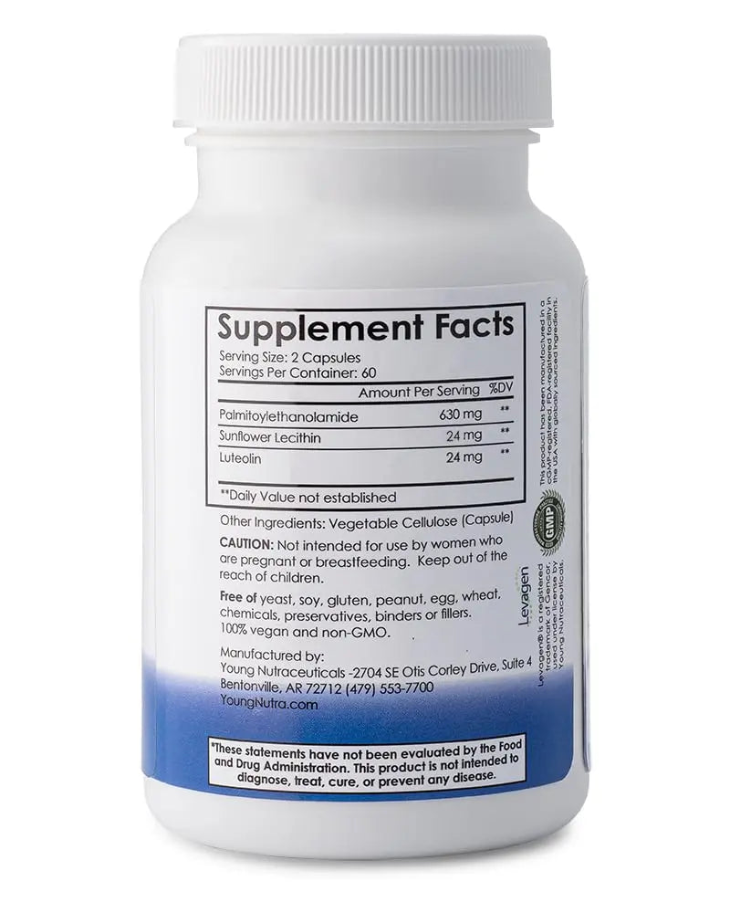 Mirica® - Pea (Palmitoylethanolamide) and Luteolin - Comfort Support - Supports Healthy Immune and Nervous Systems - 120 Capsules Mirica uk supplements