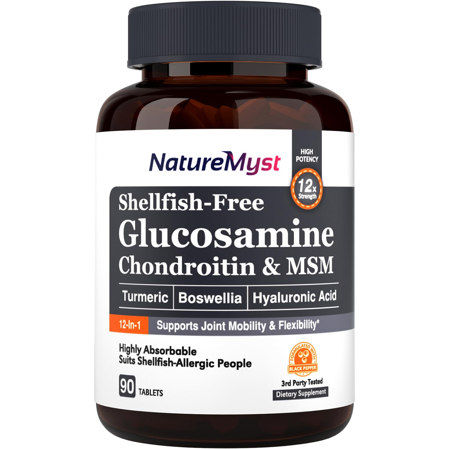 NatureMyst Glucosamine Chondroitin & MSM, Turmeric, Boswellia, Collagen, Hyaluronic NatureMyst uk supplements