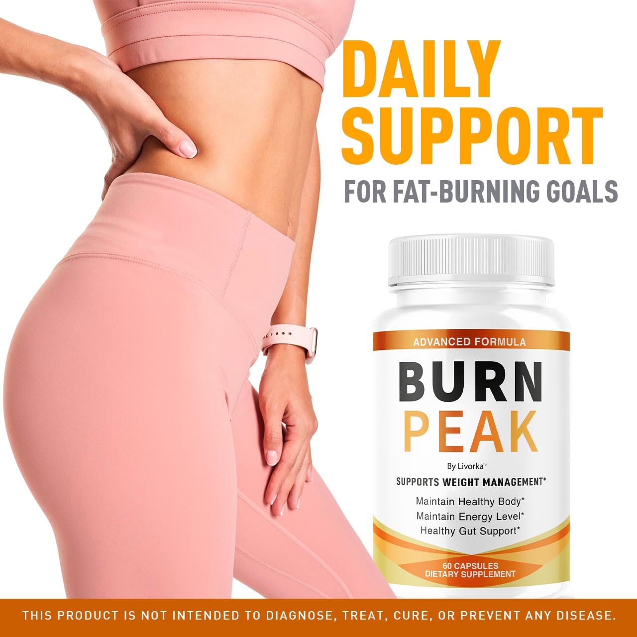 (3 Pack) Burn Peak Capsules - Official BurnPeak Weight Pills Advanced Premium Support, All Natural Burn Peak Pink Salt Trick Supplement for Overall Health & Wellness Reviews, 180 Capsules for 3 Months LIVORKA uk supplements