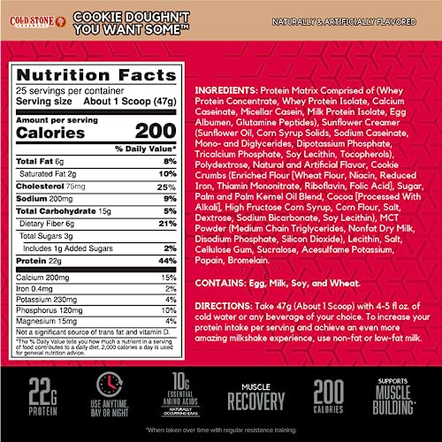 BSN Syntha-6 Whey Protein Powder, Cold Stone Creamery- Cookie Doughn't You Want BSN uk supplements