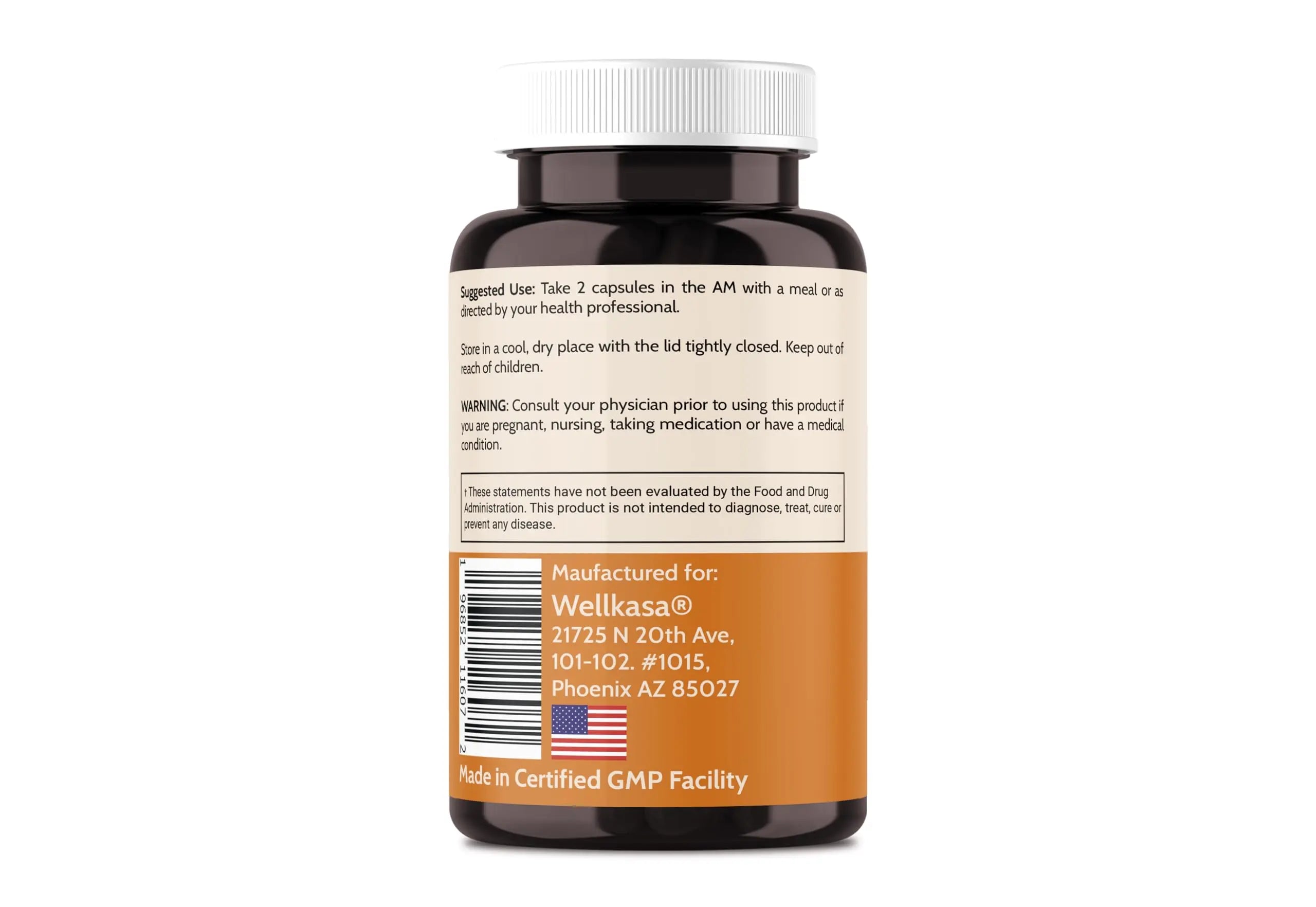 Wellkasa Migra-Well AM: Energizing Daily Methylated Multivitamin with Bioavailable Minerals & Antioxidants Supporting Brain Wellkasa uk supplements