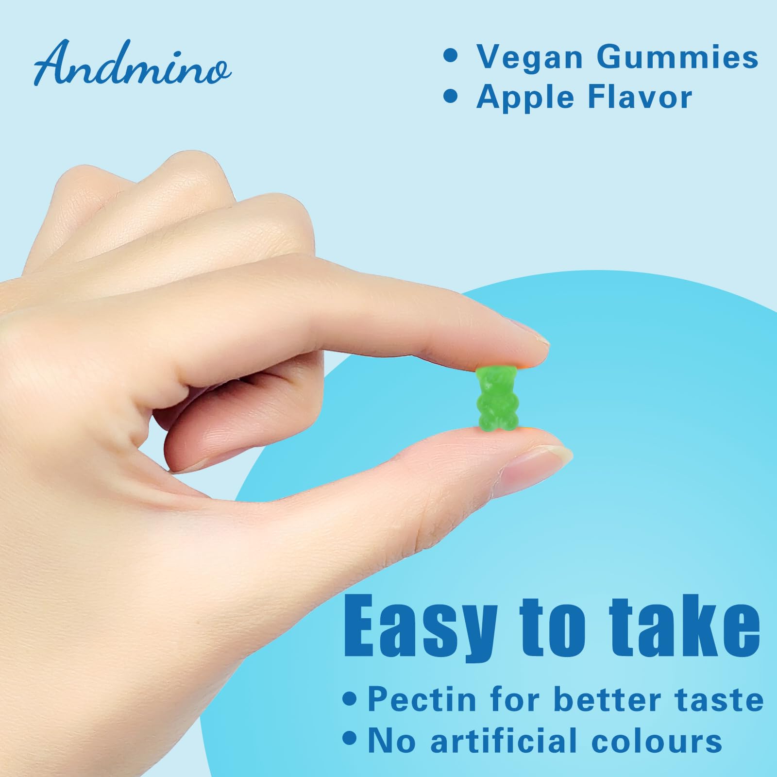andmino HMB and L-Leucine Gummies, 3000mg, with Trehalose, for Muscle Growth, Muscle Relief and Workout Recovery, for Adults & Elder, Non-GMO andmino uk supplements