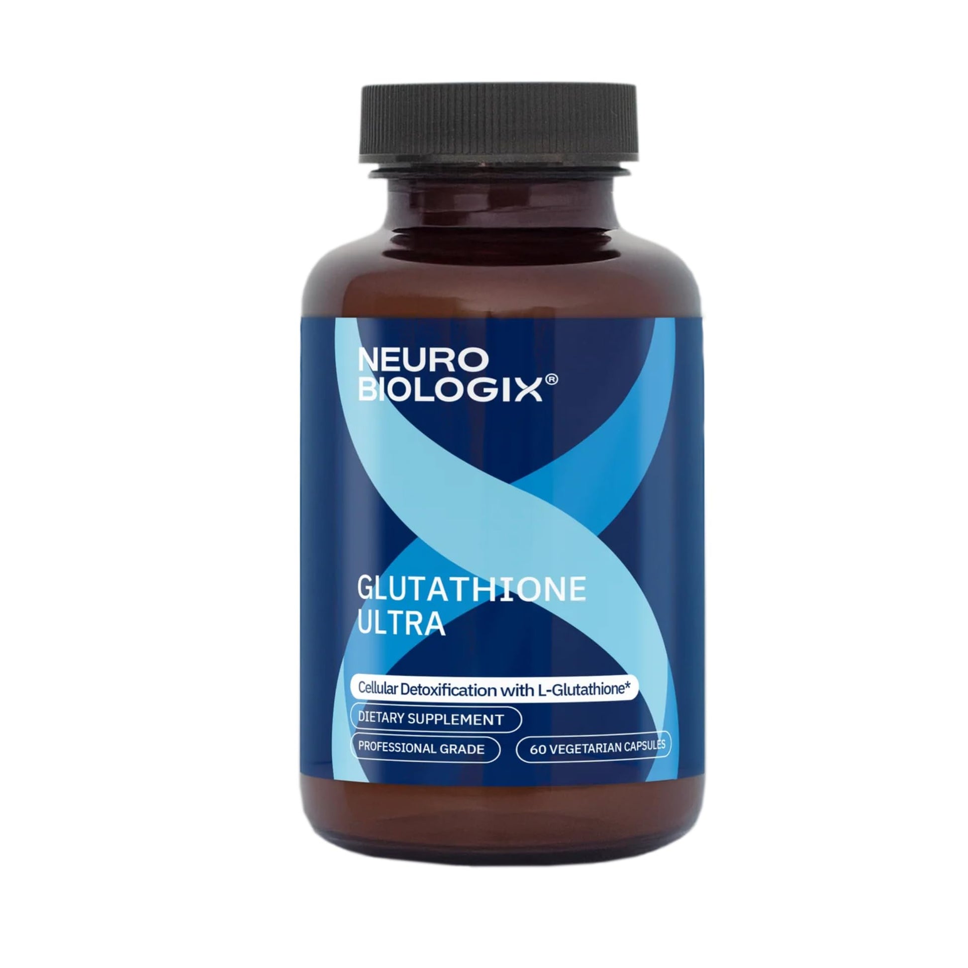 Neurobiologix Glutathione Ultra, L-Glutathione Antioxidant Complex with Vitamin C, A, B2, B6, Zinc, Selenium, Manganese, Taurine & Quercetin for Cellular Health, Gluten Free, 60 Vegetarian Capsules Neurobiologix uk supplements