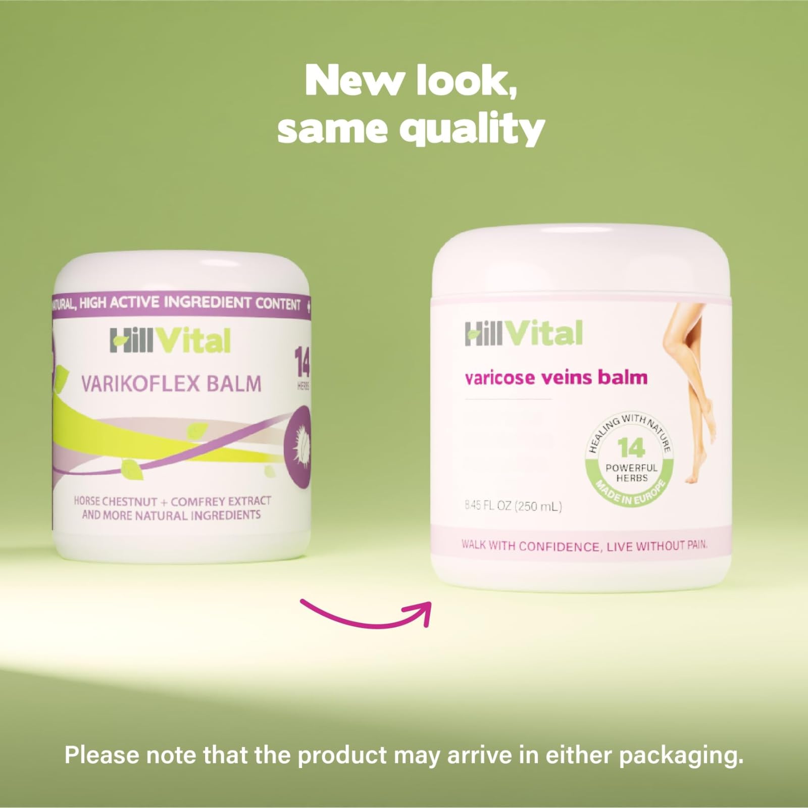 Hill Vital Natural Solutions HillVital Herbal Leg Care Balm with Horse Chestnut – Lightweight Botanical Cream for Daily Skin Care & Massage, Non-Greasy Formula for Legs & Body, 250 ml Hill Vital Natural Solutions uk supplements