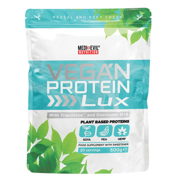 Medi-Evil Nutrition Vegan Protein Powder, Natural Ingredients, Gluten Free and Vegetarian Medi-Evil uk supplements