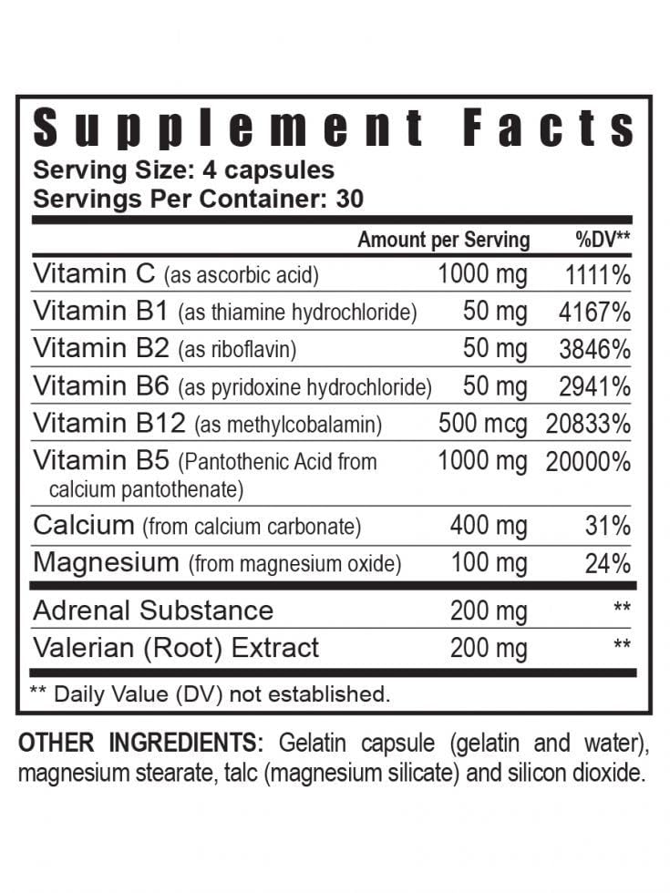 Youngevity Ultimate D-Stress™ – Natural Stress Relief Supplement with Magnesium, Valerian Root Extract, and B Vitamins – Supports Adrenal Health and Nervous System – 120 Capsules (Pack of 1) Youngevity uk supplements
