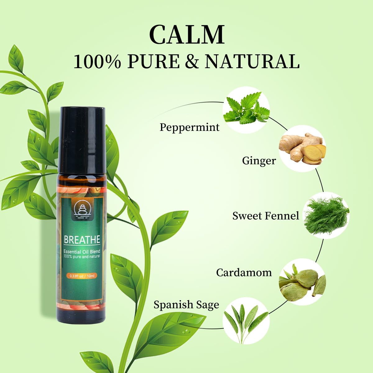 Breathe Easy Essential Oil Blend - Relief for Allergy, Sinus, Cough, and Congestion - Therapeutic Generic uk supplements