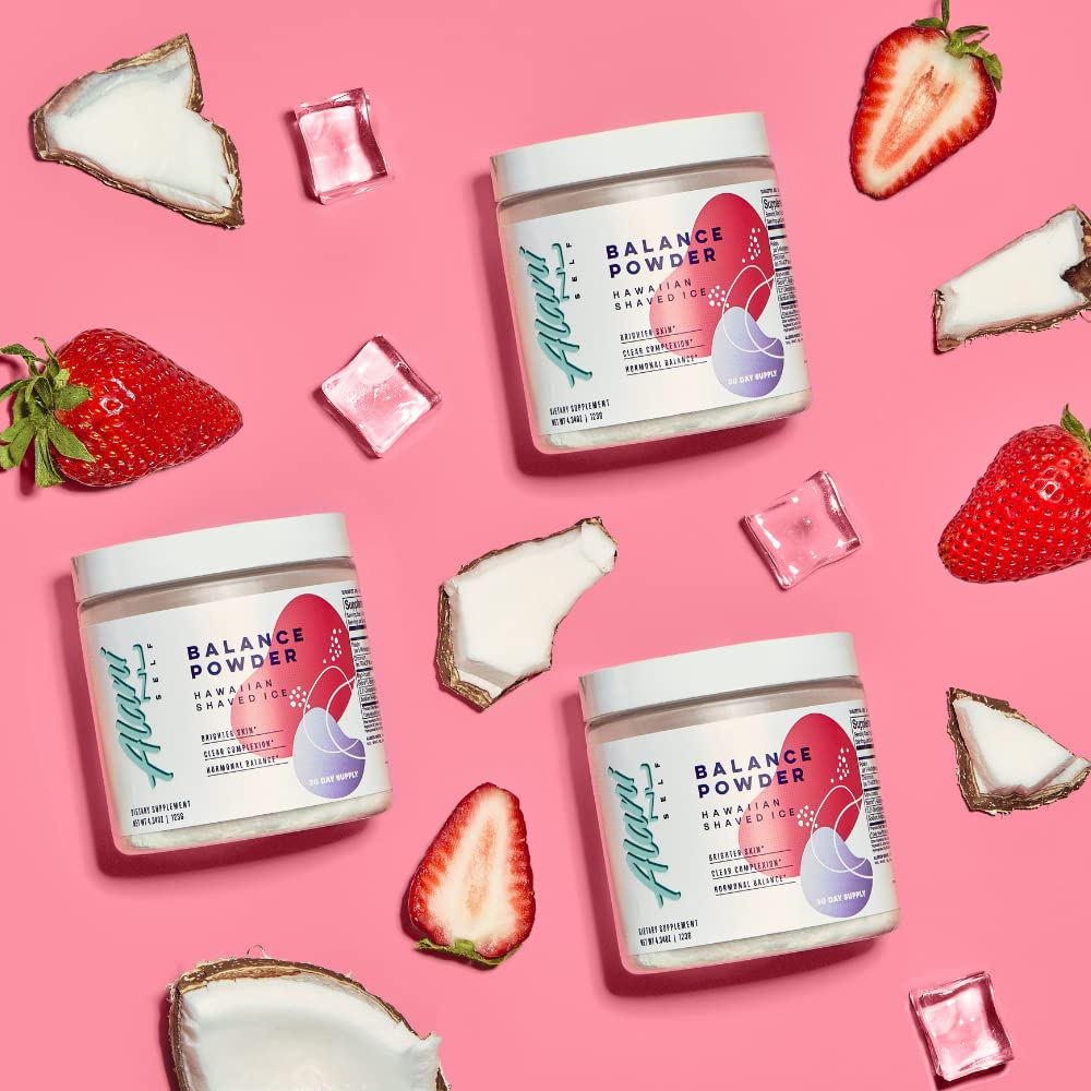 Alani Nu Balance Powder Hawaiian Shaved ICE | Supplement for Women | Hormonal Supp Alani Nu uk supplements