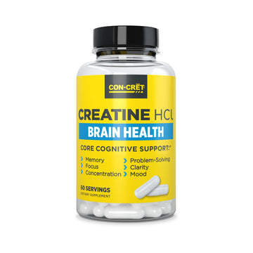 CON-CRET Creatine HCl for Brain Health Capsules – Clinically Tested Support for Memory, Focus, Concentration, Problem-Solving, Clarity, and Mood.* | Made in USA (60 Day Supply) CON-CRET uk supplements