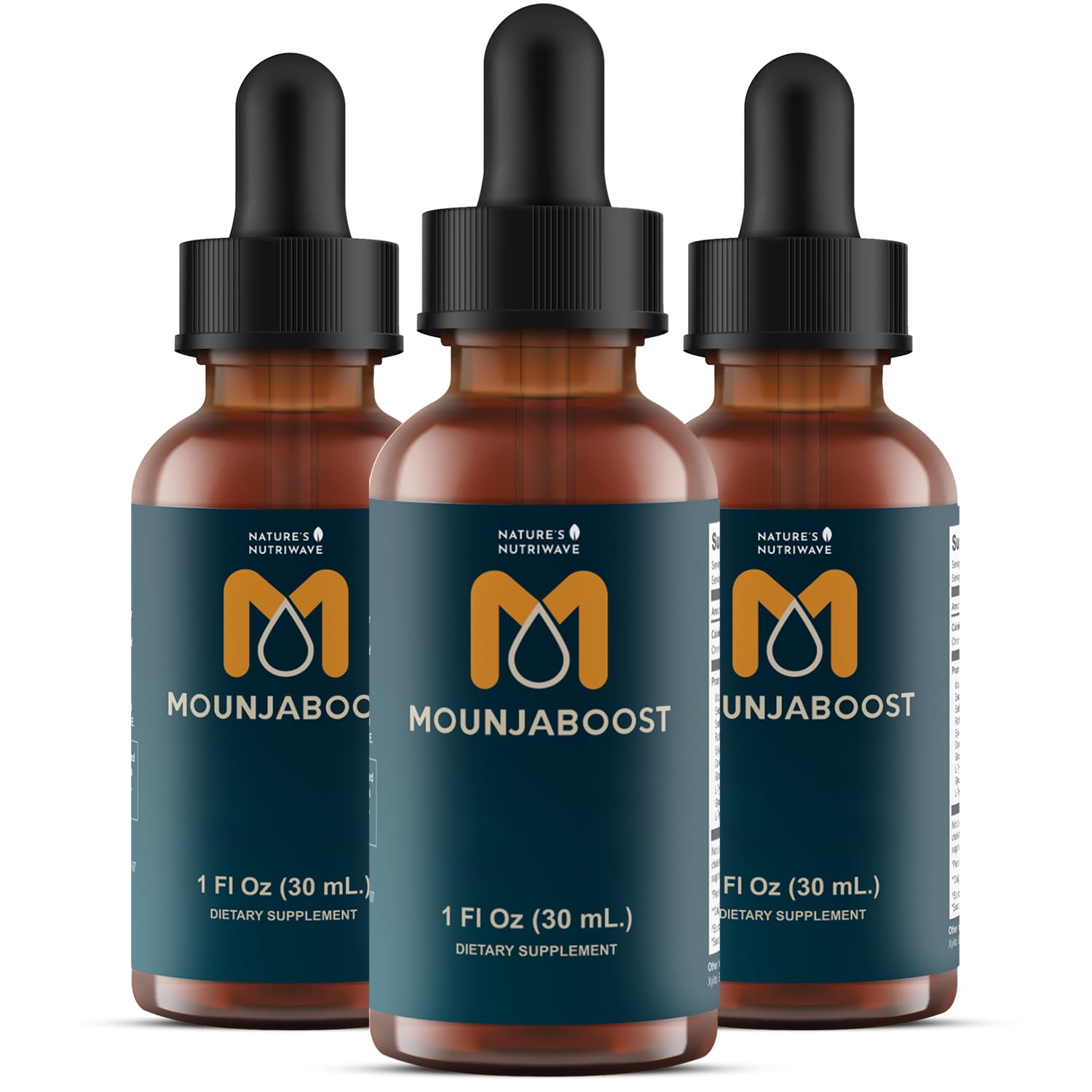 Mounjaboost – Natural Herbal & Plant-Based Supplement with 6 Exotic Nutrients & Botanicals – Made in USA, GMP-Certified, Non-GMO, Easy-to-Take – 30 mL, 3 Month Supply Nature’s NutriWave uk supplements