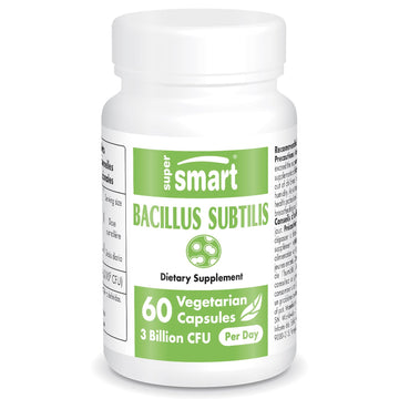 Supersmart - Bacillus Subtilis 3 Billion CFU per Day (High Potency) - Spore Probiotic Supersmart uk supplements