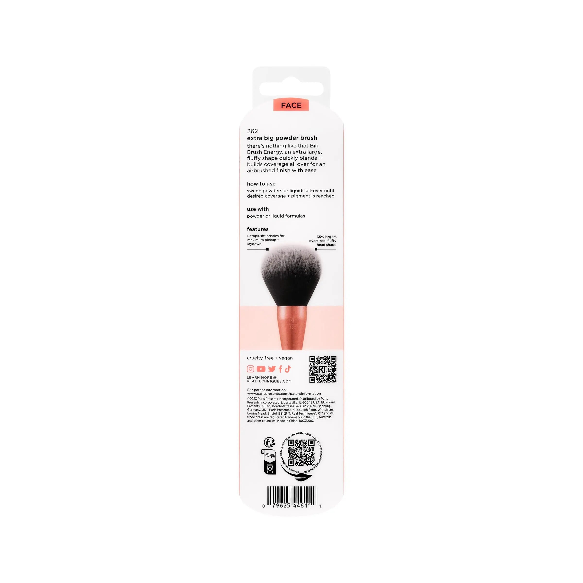 Real Techniques Extra Big Powder Brush, Large Makeup Brush For Powder, Fluffy Head For All-Over Setting, XL Oversized Brush For Quick Application, Cruelty-Free, Synthetic Bristles, 1 Count Real Techniques uk supplements