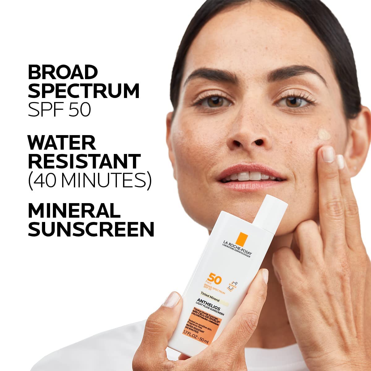 La Roche-Posay Anthelios Tinted Sunscreen SPF 50, Ultra-Light Fluid La Roche-Posay uk supplements