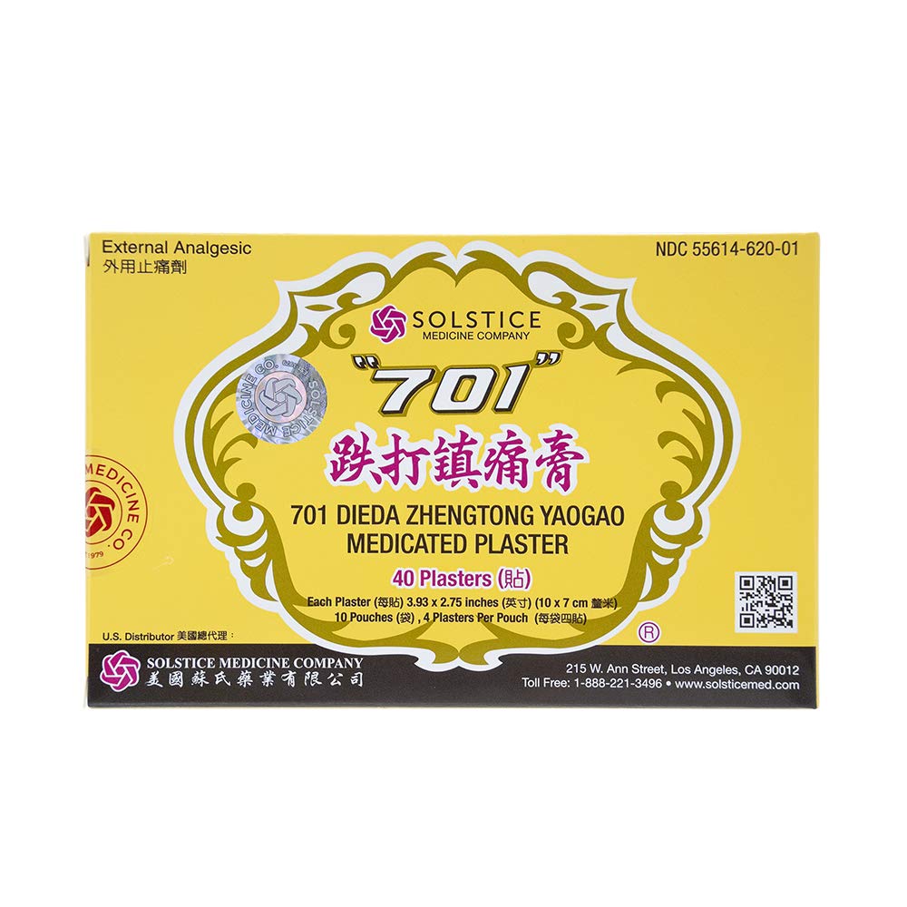 701 Dieda Zhentong Yaogao Medicated Plaster by Solstice "701" 701 Dieda Zhengtong Yaogao Medicated Plaster uk supplements