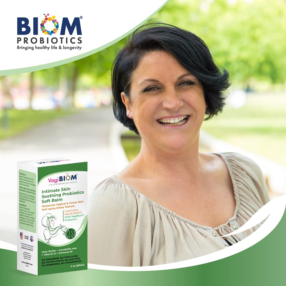 Intimate Skin Soothing Probiotics Soft Balm SheaButter with VagiBiom Lactobacillus crispatus Biom Probiotics uk supplements