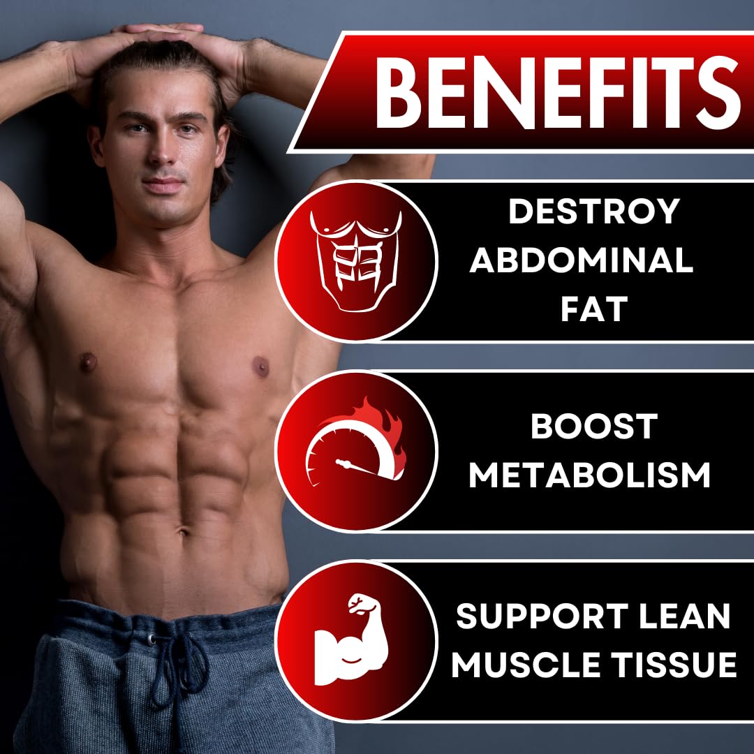 UNALTERED Belly Fat Burner for Men - Lose Belly Fat, Tighten Abs, Support Lean Muscle UNALTERED uk supplements