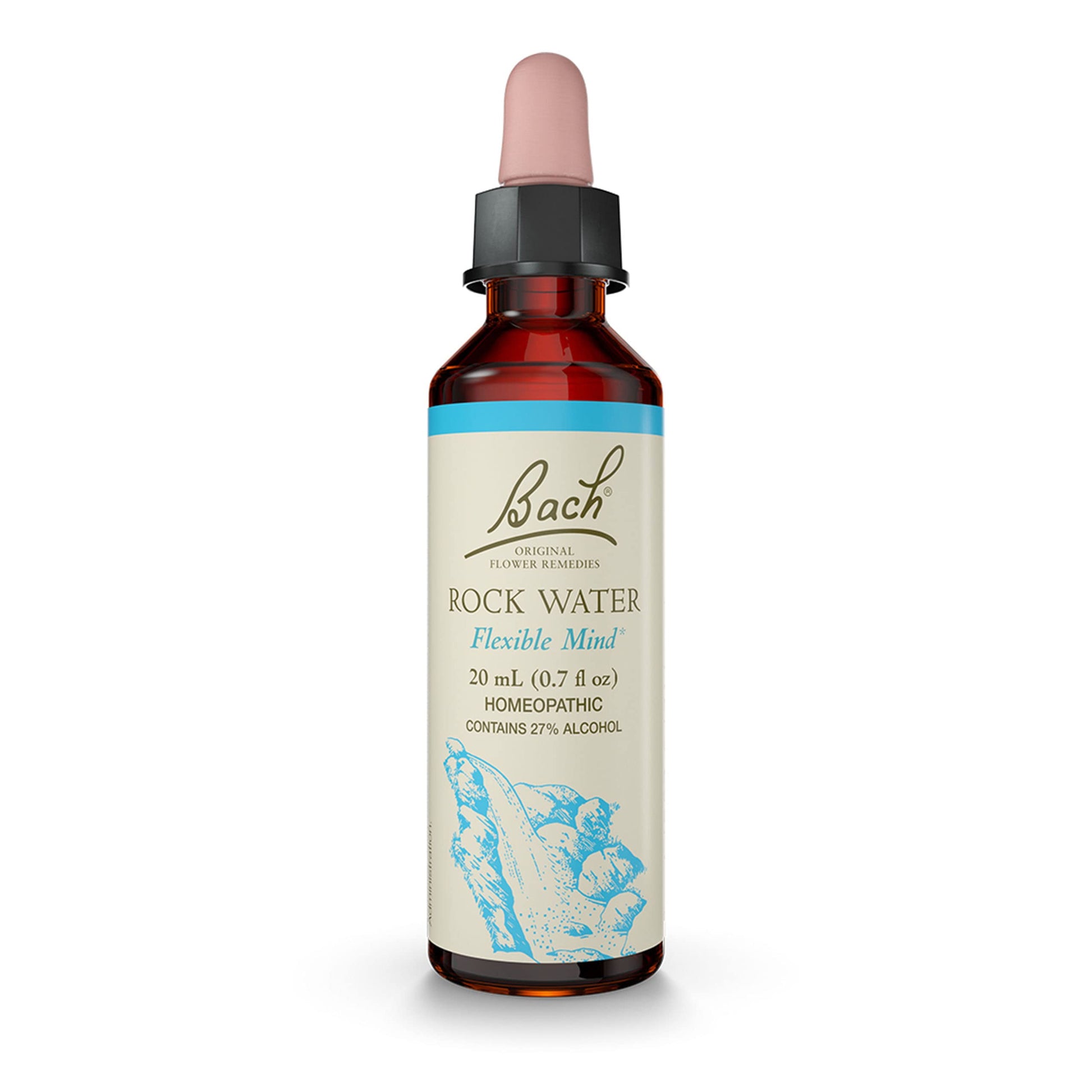 Bach Original Flower Remedies, Rock Water for Flexibility, Natural Homeopathic Flower Essence Bach uk supplements