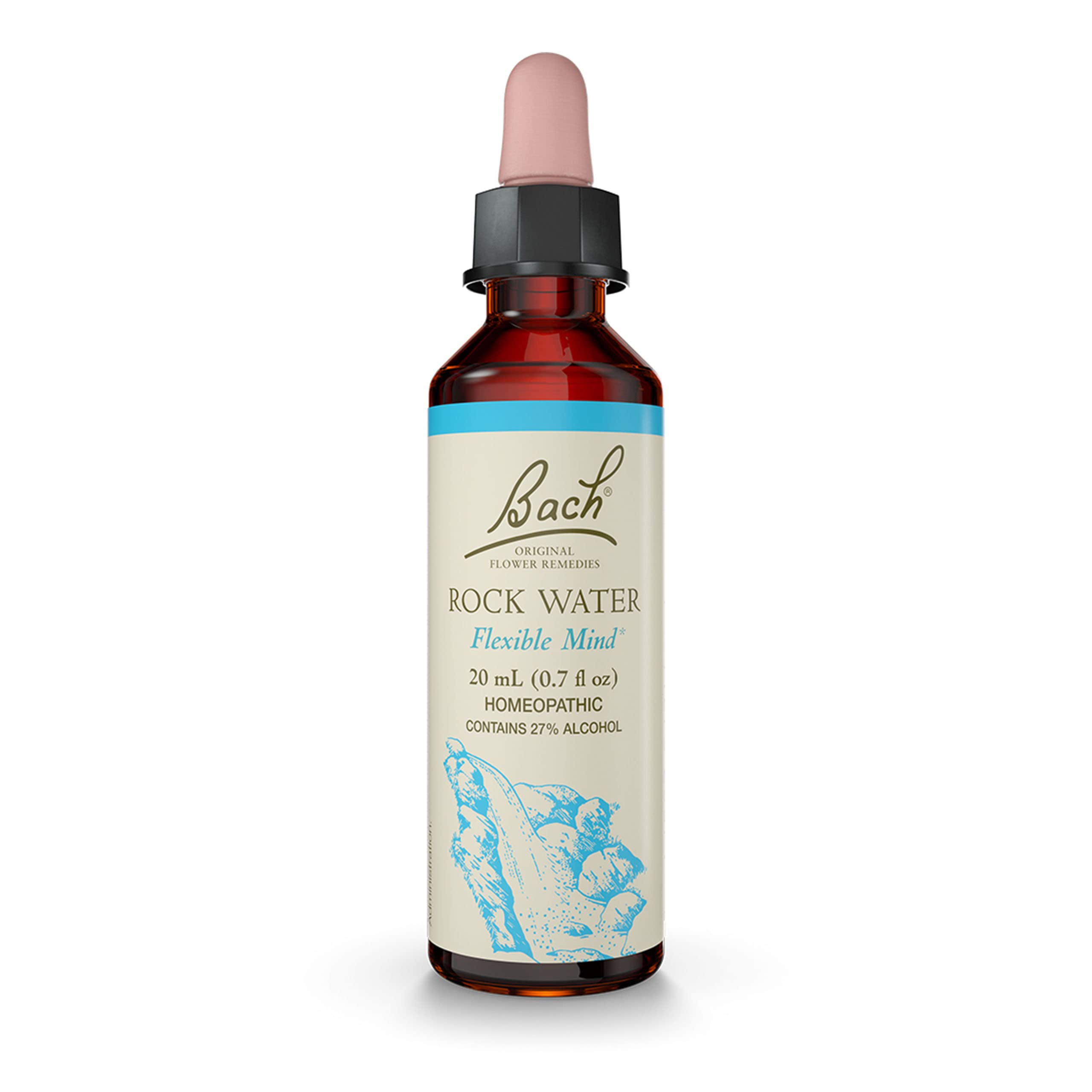 Bach Original Flower Remedies, Rock Water for Flexibility, Natural Homeopathic Flower Essence Bach uk supplements