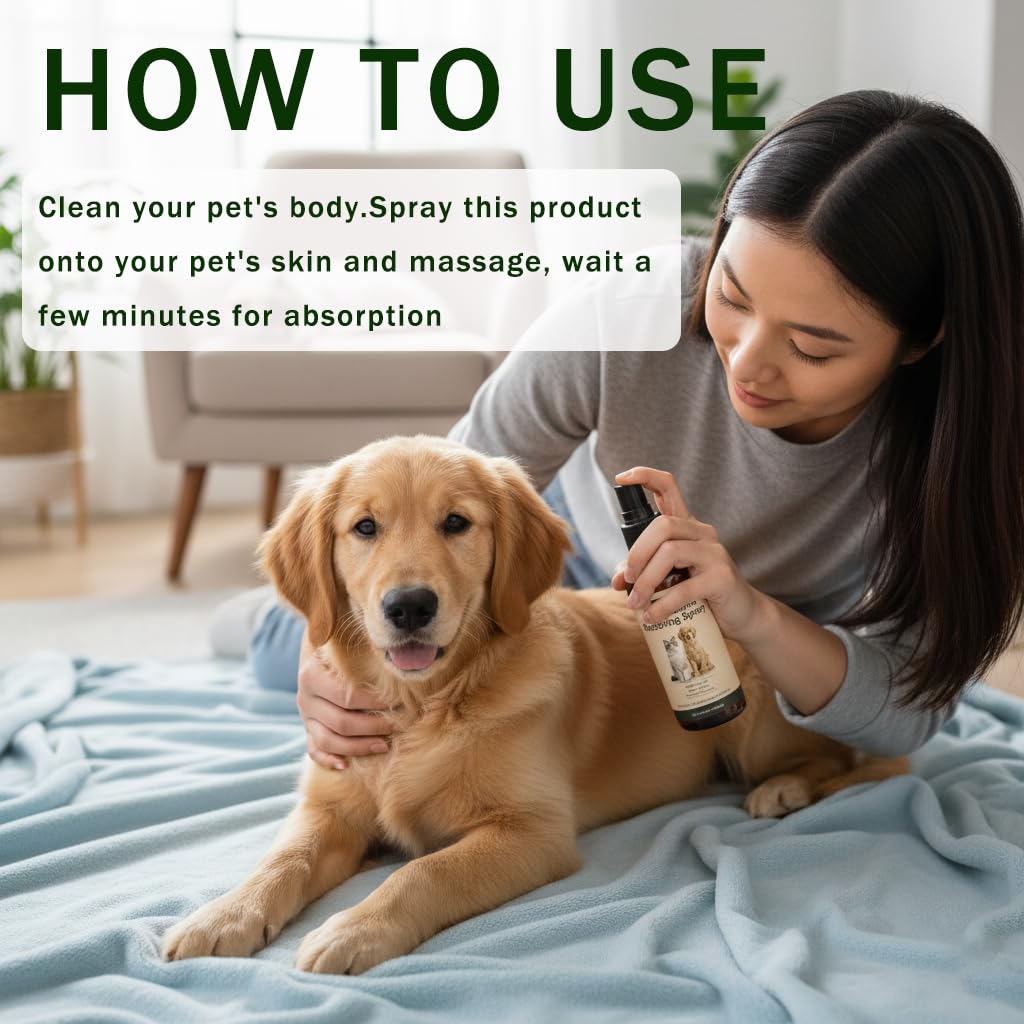 Wanciment NUVON Postbiotic Spray - Hot Spot Treatment for Dogs & Cats - Helps Alleviate Sensitive Skin, Scratching, and Licking of Coat - 3.38 fl oz Wanciment uk supplements