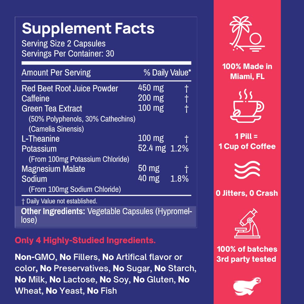 Pre Workout Pills and Creatine HCL Pills Bundle - Endless Energy, Muscle Growth, Endurance Goba Tea uk supplements