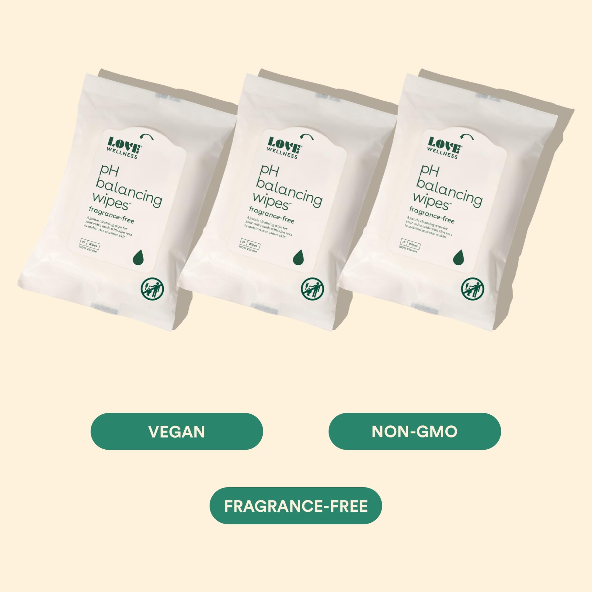 Love Wellness pH Balancing Wipes for Women | Feminine Hygiene for Cleansing with Aloe Vera Love Wellness uk supplements