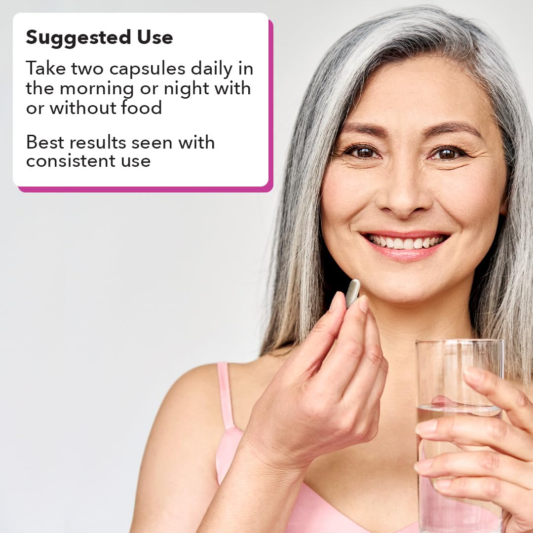 Pausitivi-T - Menopause Support Supplement - Powerful Relief for Hot Flashes, Hormone Imbalance & Night Sweats - Nourishes Tissue - Sage, Chasteberry, Soy Isoflavones & Black Cohosh - 60 Capsules LifeSeasons uk supplements