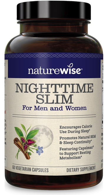 NatureWise Nighttime Slim with Capsimax - Natural Thermogenic Green Coffee Bean & Forskolin NatureWise uk supplements