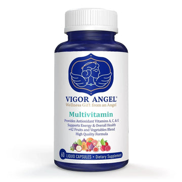 VIGOR ANGEL Multivitamin, 60 Liquid Capsules VIGOR ANGEL uk supplements