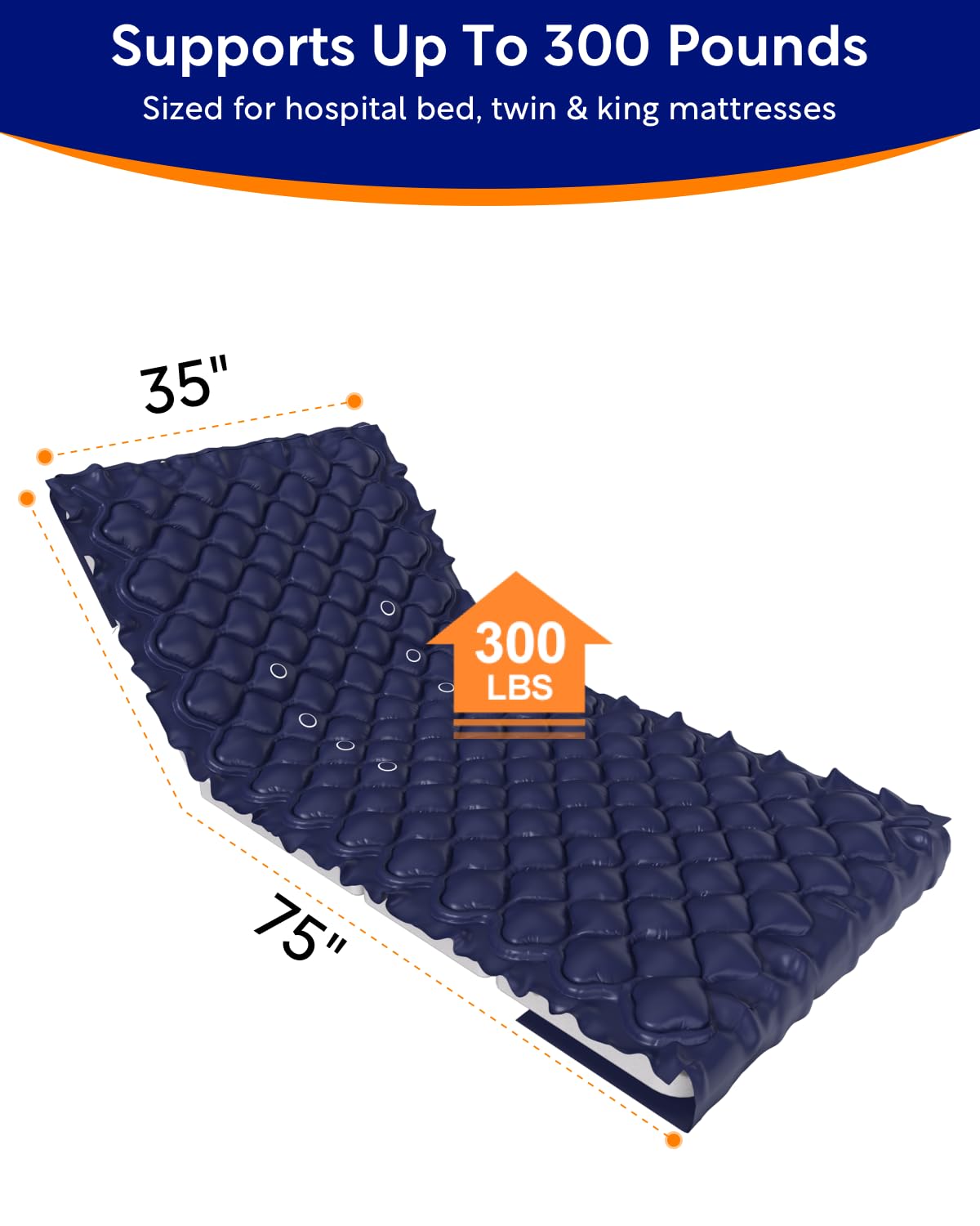VOCIC Alternating Air Pressure Mattress Pad-with Micro Air Holes & Sleep Mode-Bed Sore VOCIC uk supplements