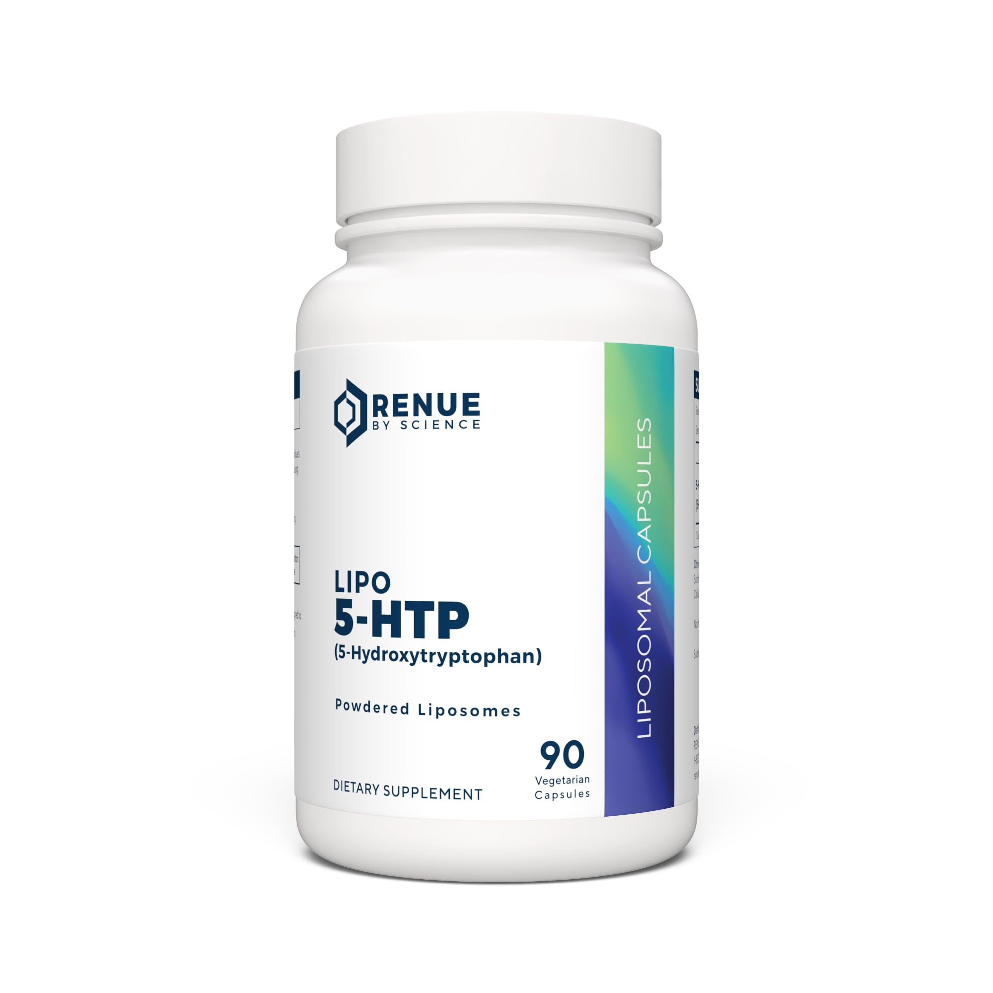 Renue By Science 5HTP | Liposomal 5 HTP Supplement | 90 5-HTP Capsules - 75mg 5-hydroxytryptophan per Serving | Amino Acid Supplement | Non-GMO | Made in The USA & Third-Party Tested Renue By Science uk supplements