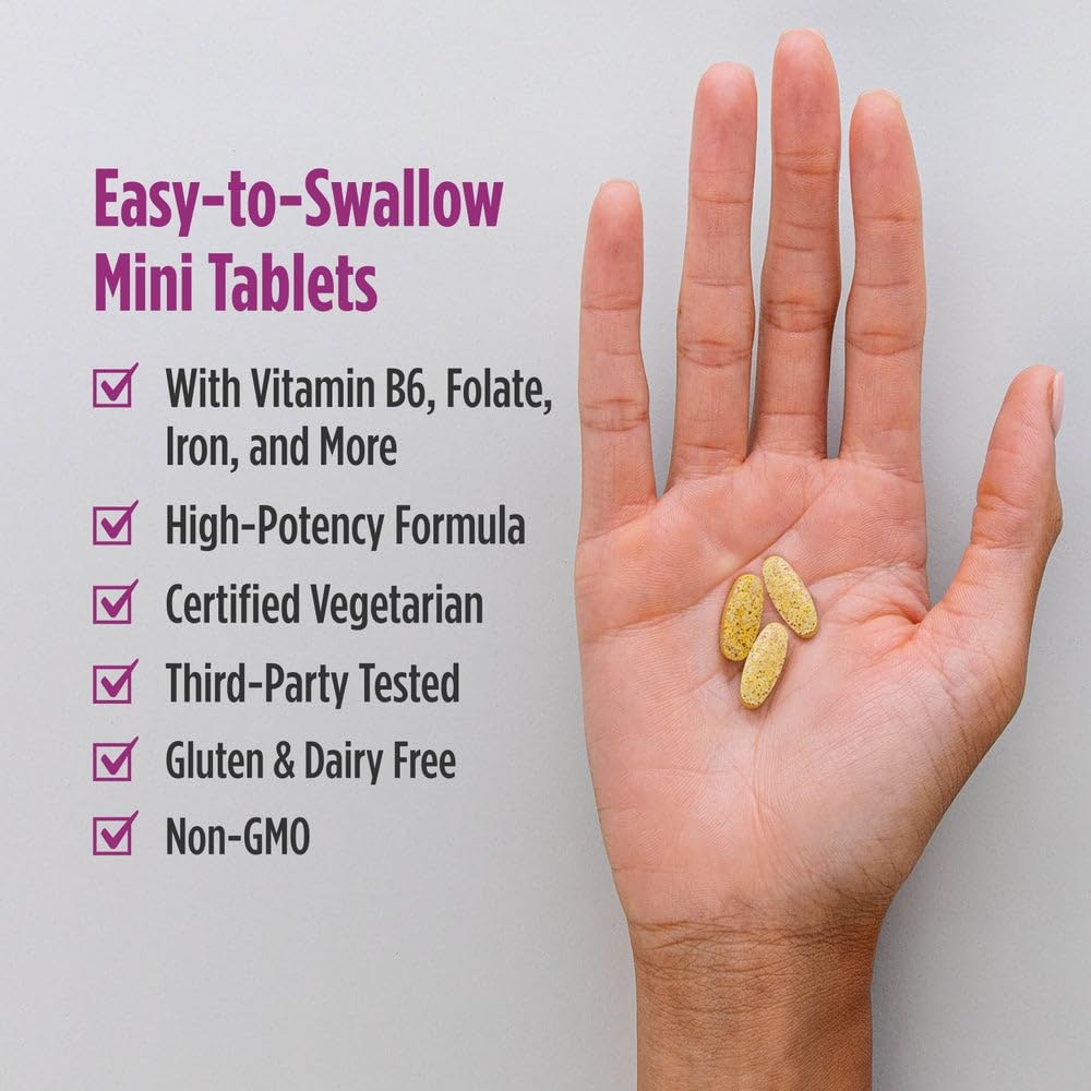 Nordic Naturals Vegetarian Prenatal Multivitamin Minis - 90 Easy to Swallow Tablets - Highly Absorbable Multivitamin and Mineral Supplement to Support Pregnancy - Non-GMO, 30 Servings Nordic Naturals uk supplements