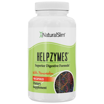 NaturalSlim Helpzymes Digestive Enzymes for Digestion, Bloating, Gas Reli NaturalSlim uk supplements