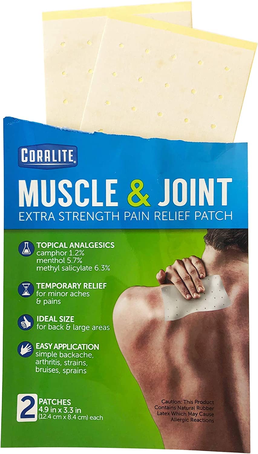 Great Lakes Wholesale 8070790155 2Ct Heat Pain Patch Health Products Coralite uk supplements
