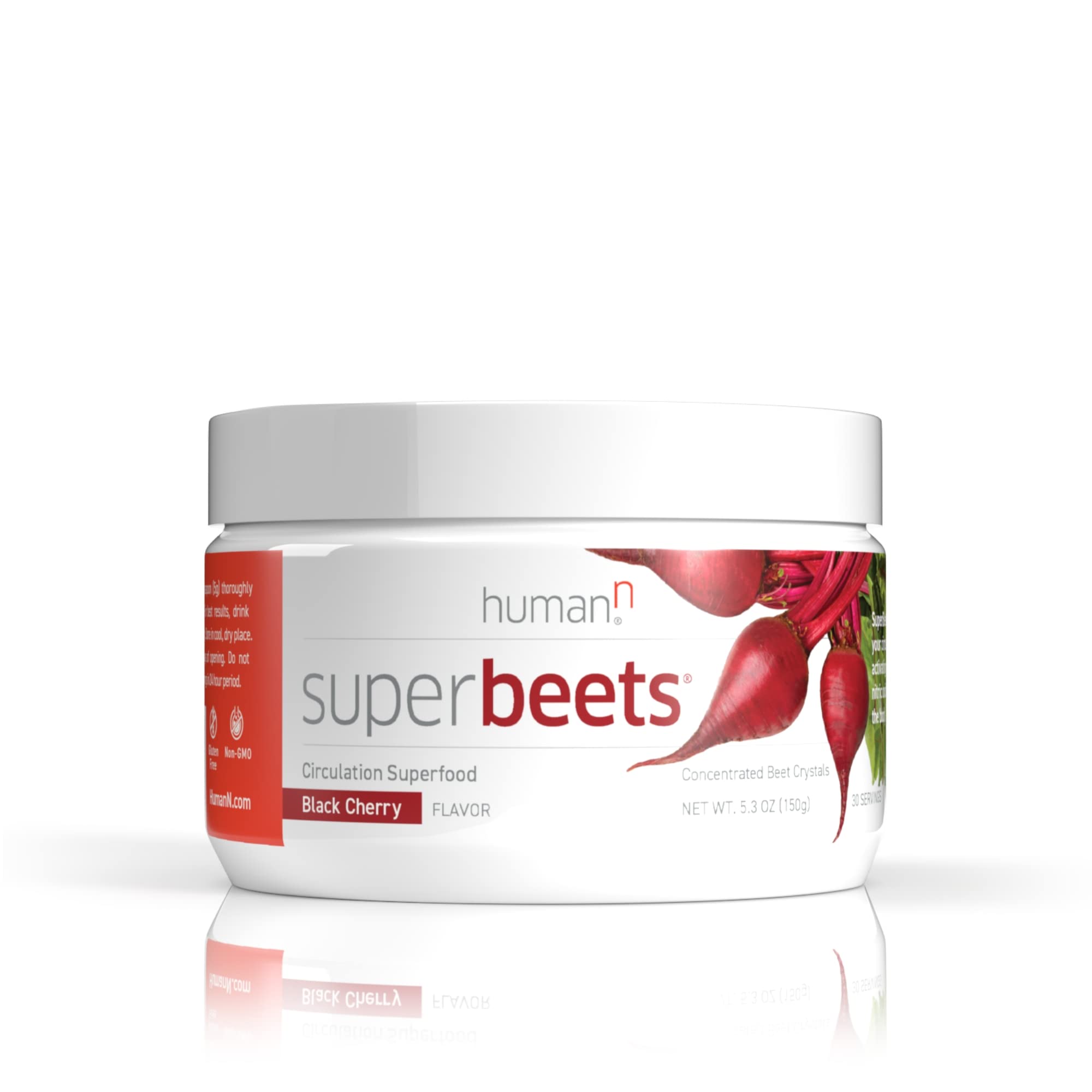 humanN SuperBeets Heart Chews & SuperBeets Black Cherry Powder humanN uk supplements