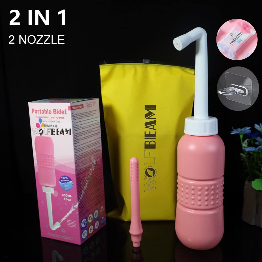 Wolfbeam 2IN1 Portable Hand-held Vulva and Anus Cleaner and Personal Health Vaginal Washing WOLFBEAM uk supplements