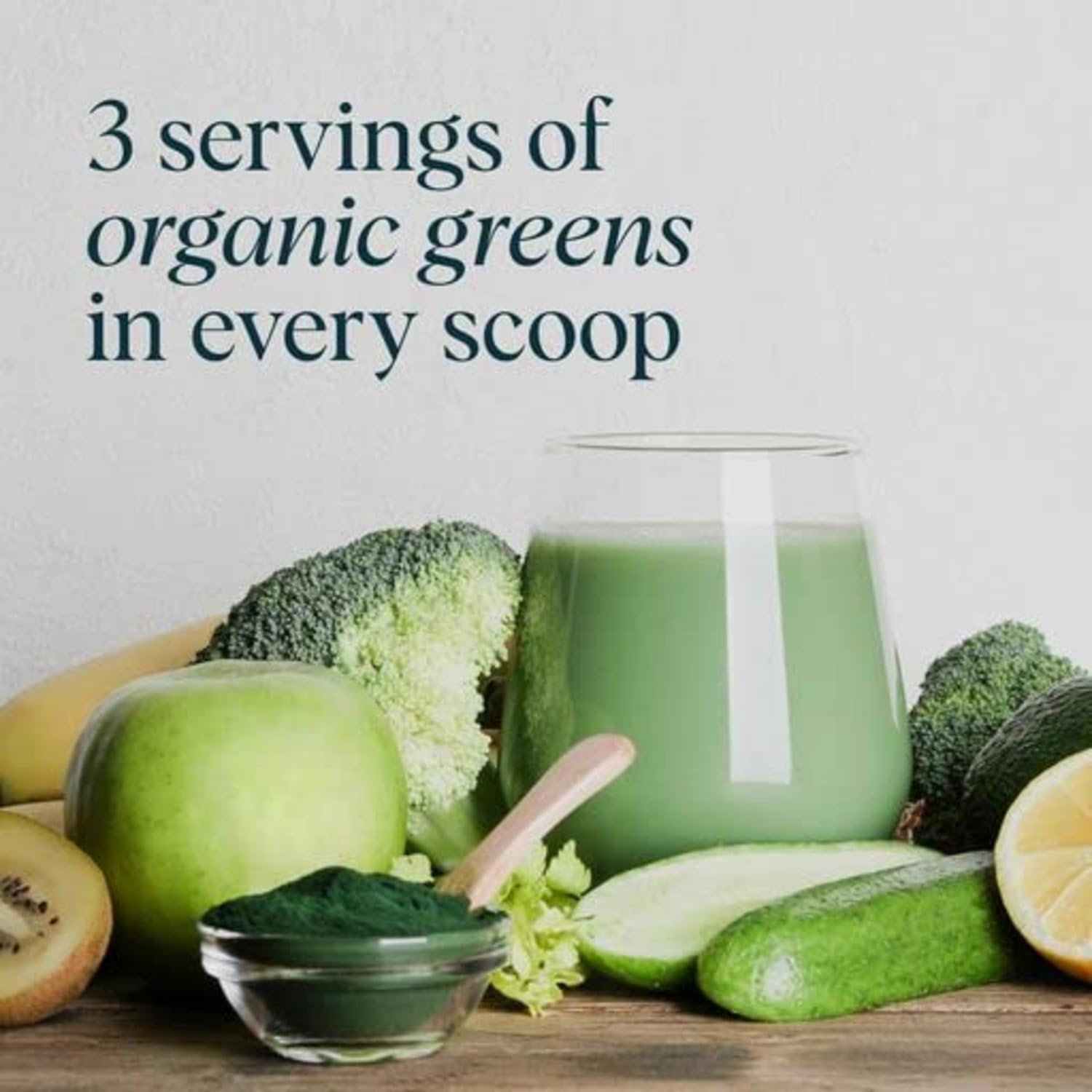 Ora Organic Greens Powder - Vegan, Gluten-Free, Organic Super Greens Drink for Energy and Detox | Antioxidants & Adaptogenic Herbs | 20+ Superfood Greens Blend - Citrus Flavor, 30 Servings Ora Organic uk supplements