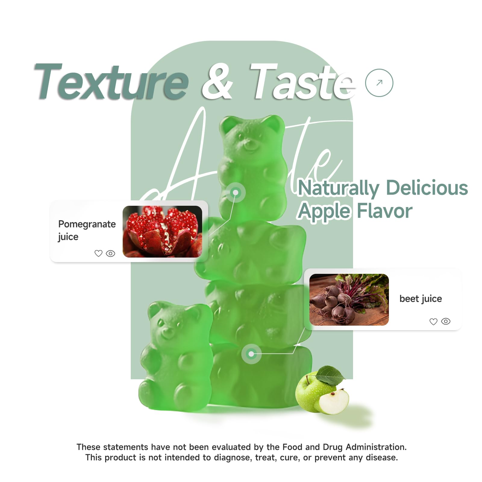Ahete Keto Apple Cider Vinegar Gummies with Vitamin B6, B12, Folate & Beet Root, Keto ACV Gummies Supports Daily Wellness & Metabolism, Natural Apple Flavor, 60 Gummies (30 Day Supply) Ahete uk supplements