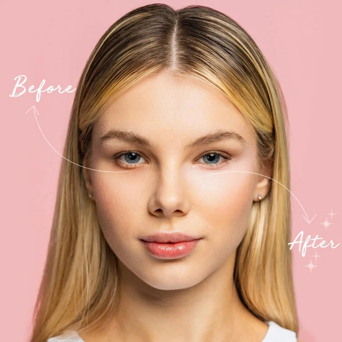 Palladio Under Eye Brightener, Conceal, Brightens, Reduces Appearance of Dark Circles, With Caffeine Peptides & Vitamin E, Tired Skin Color Correcting Brightener & Primer, Light to Medium (Soft Pink) Palladio uk supplements