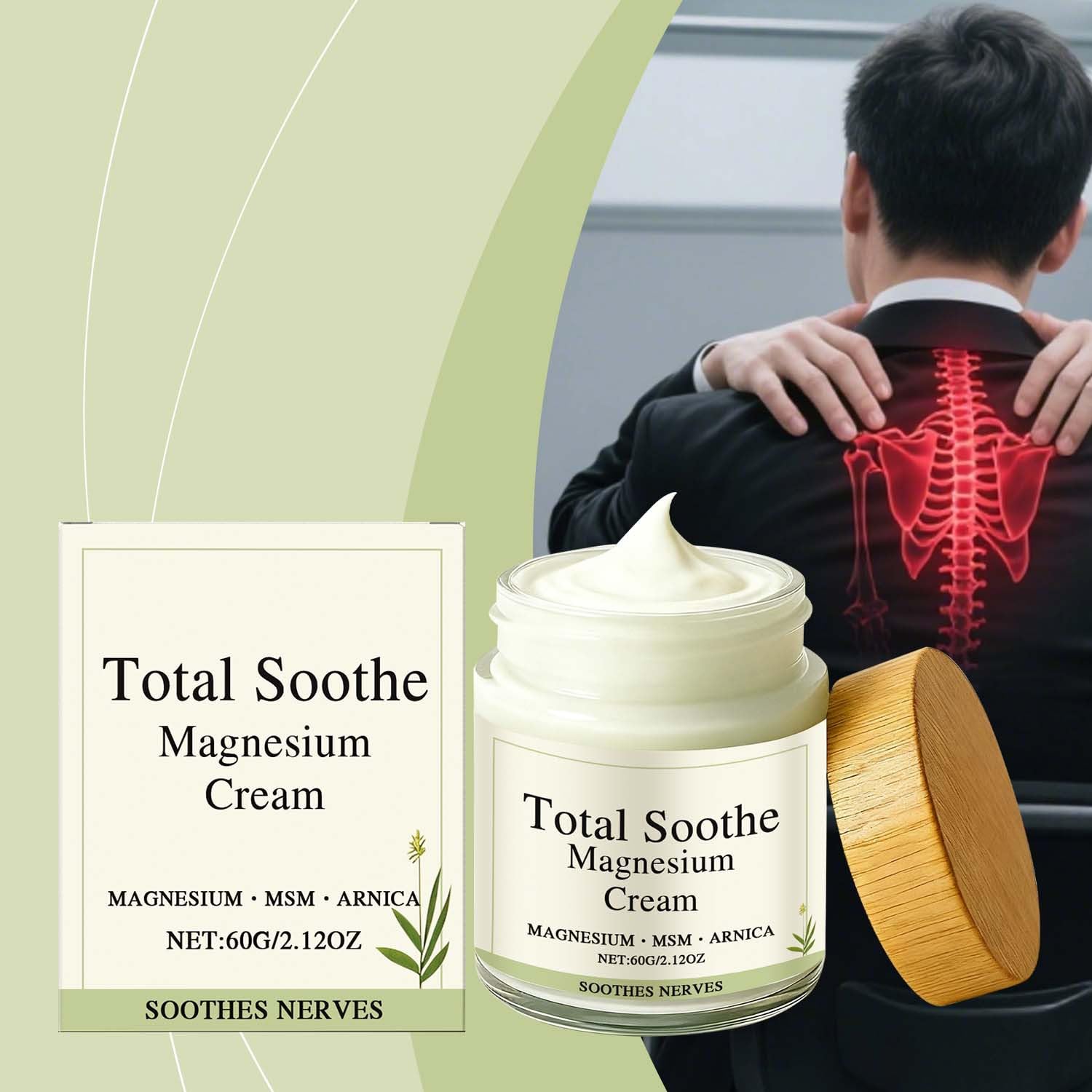 MQN Magnesium Joint Cream with Mineral Delivery Formula & Arnica – Fast Absorbing, Non-Greasy Topical for Everyday Joint & Muscle Relaxation MQN uk supplements