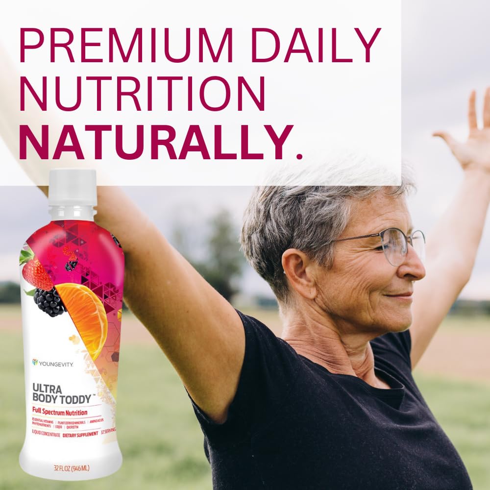 Youngevity Ultra Body Toddy - 100+ Nutrient Mega Multi-Vitamin Mineral Supplement for Men and Women - Enhanced Absorption - Phytonutrients - Amino Acids - (32 Fl Oz) Youngevity uk supplements